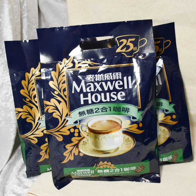 麥斯威爾 / Maxwell House / 無糖2合1咖啡 / 25杯包裝