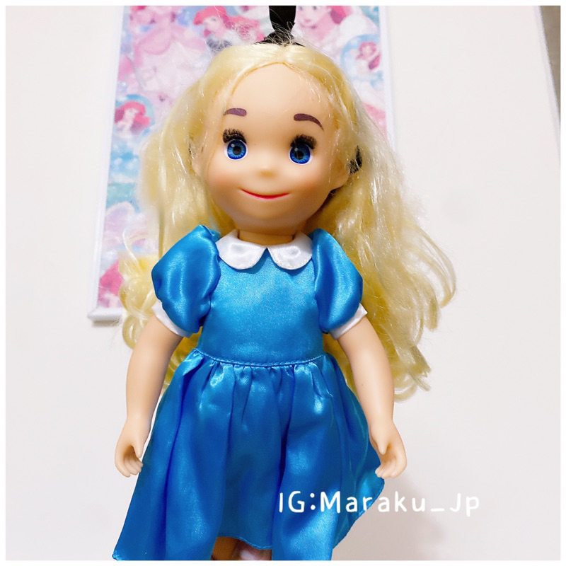［稀有絕版老物］日本東京迪士尼樂園限定 愛麗絲夢遊仙境 Alice 娃娃 老娃娃 古董娃娃 公仔［魔樂町JP日貨🎪］