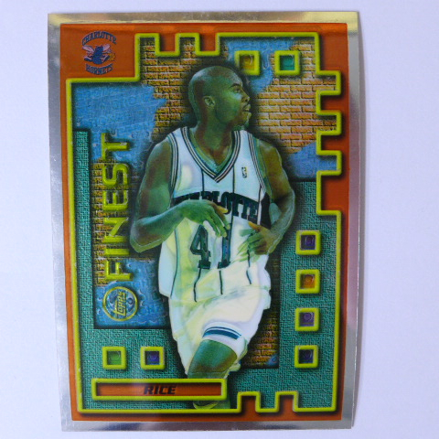 ~ Glen Rice ~三分射手/NBA球星/格倫·萊斯 1996年Finest.金屬設計.NBA籃球特殊卡