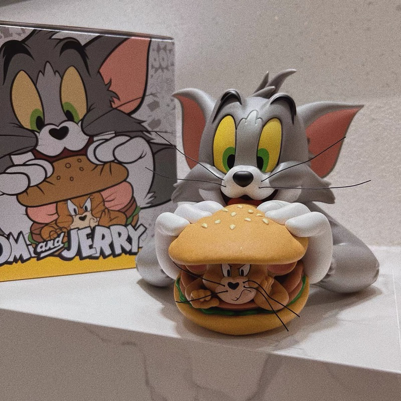 【Mull.】Soap Studio 湯姆貓與傑利鼠 Tom &amp; Jerry 漢堡 半身 半胸 玩具 公仔