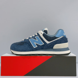 New Balance NB 574 男生 藍色 D楦 長麂皮 復古 運動 休閒鞋 U574EZ2