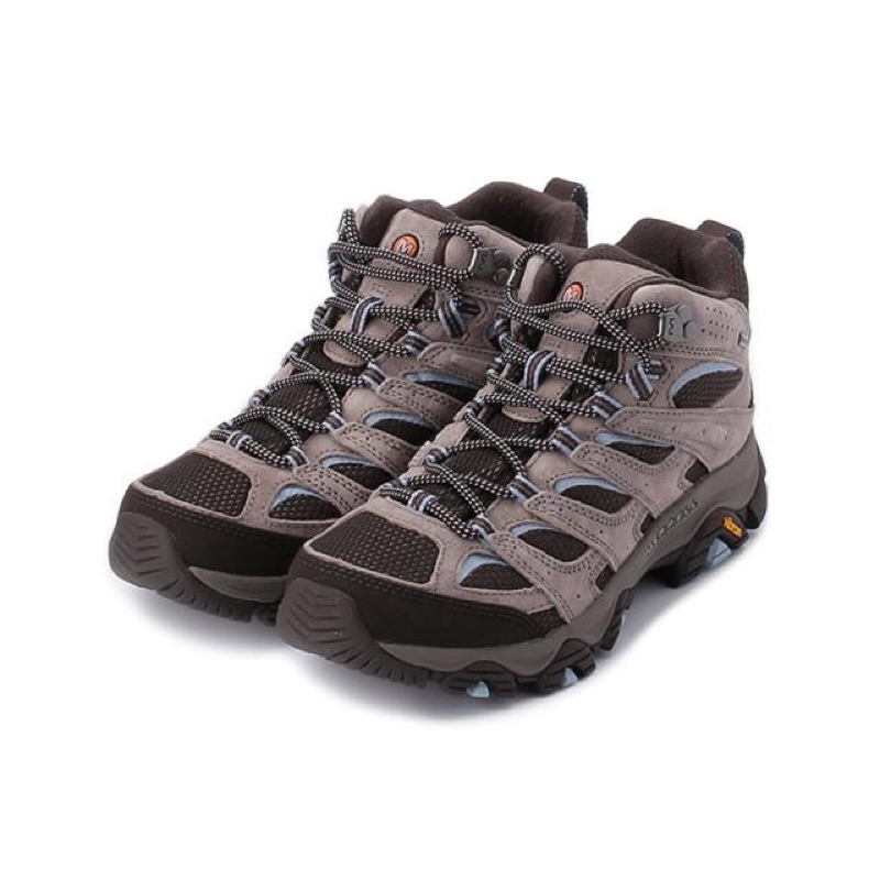 (MERRELL) MOAB 3 MID GORE-TEX 寬楦登山鞋 淺灰 女鞋