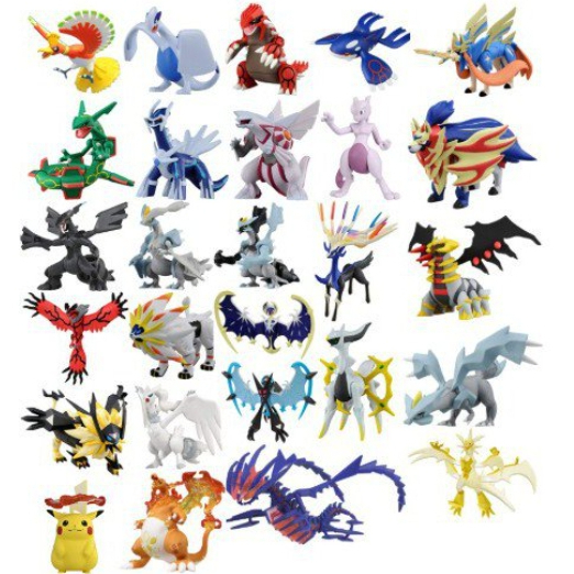 【美國媽咪】Pokemon 神奇寶貝 寶可夢 公仔 火爆獸 大劍鬼 皮卡丘 精靈寶可夢 皮丘 MS EX 系列2