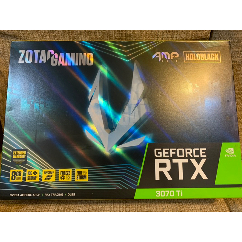 ZOTAC GAMING GeForce RTX 3070 Ti AMP Holo 全新良品