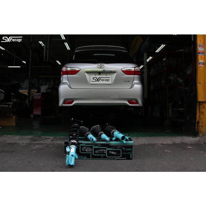 【超鑫國際】 KT 可調式避震器 KT racing 道路版 高底軟硬可調 現貨供應 灰色 TOYOTA WISH