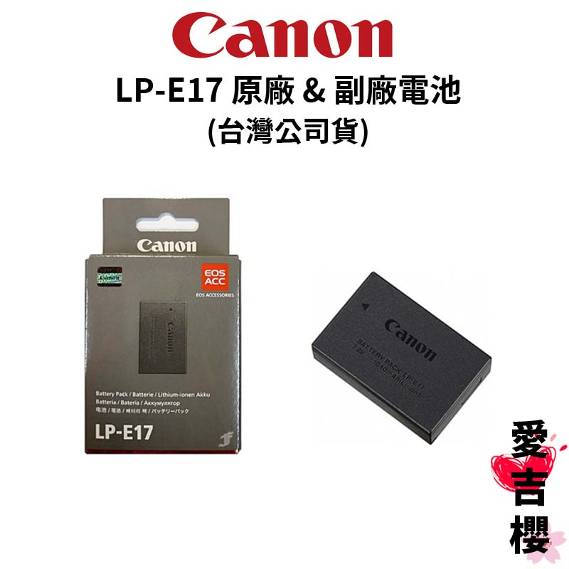 現貨【Canon】LP-E17 原廠電池 平輸裸裝 &amp; 副廠充電套組 (公司貨) 適用:R10 R50 RP