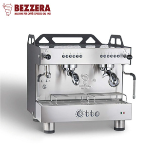 【BEZZERA貝澤拉】OTTO COMPACT DE雙孔營業用咖啡機/HG1203BK(黑)|Tiamo品牌旗艦館