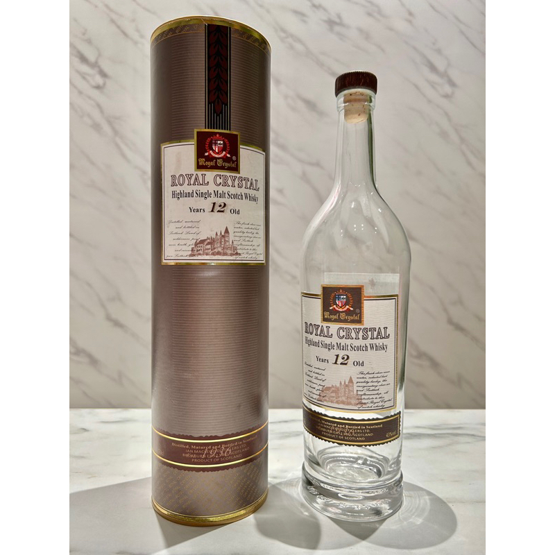 (限量) 蘇格蘭之星 12 年單一麥芽雪莉桶蘇格蘭威士忌 0.7L「空酒瓶+空盒」
