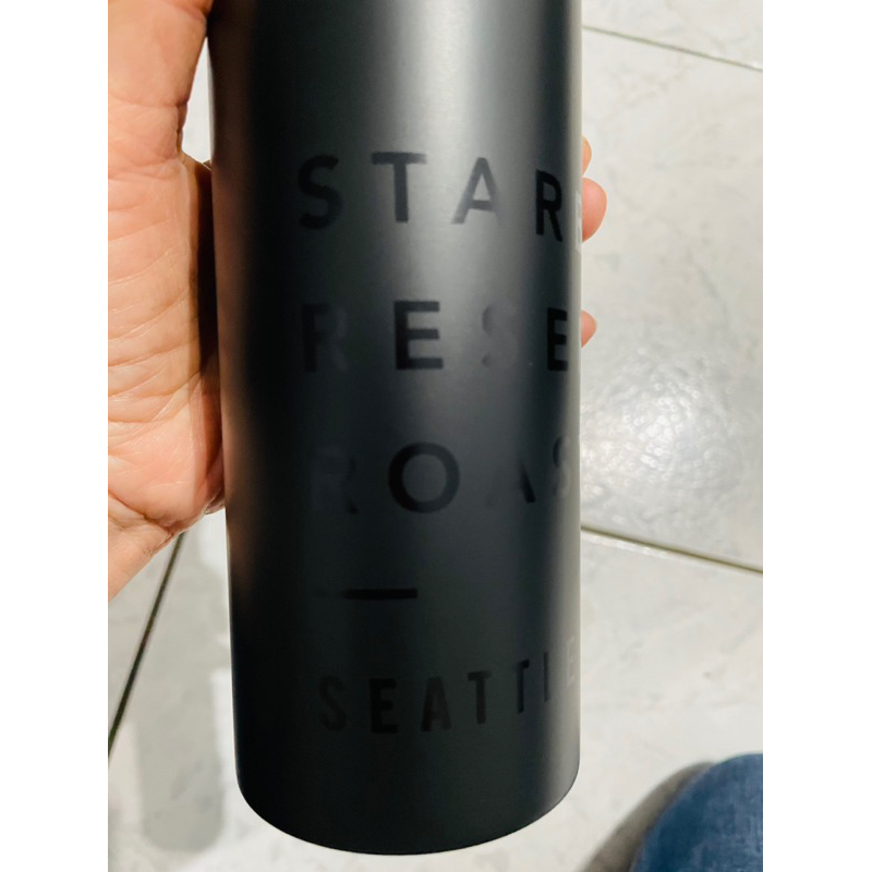 美國西雅圖Starbucks Reserve Roastery全球第一家星巴克典藏咖啡店黑色R字型隨行杯