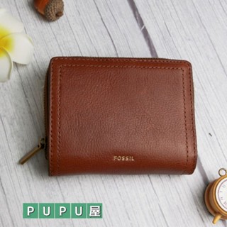 *PUPU屋* Fossil Logan 咖啡色 短夾 零錢包 SL7923200 全新 現貨