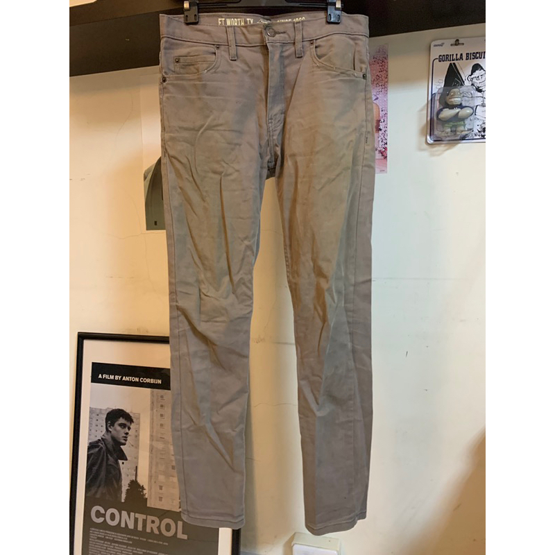 【長壽商號】二手 Dickies 811 鐵灰色 28腰 窄管 工作褲