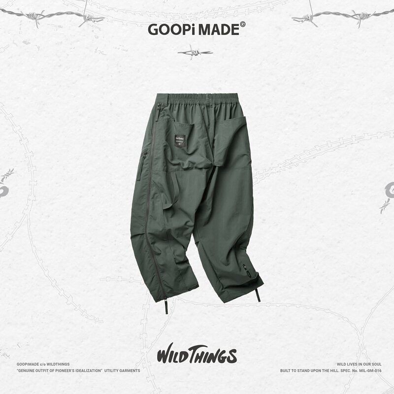 GOOPiMADE® x WILDTHINGS Transformed-Zip Tactical Pants
