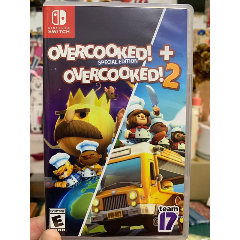 NS SWITCH 煮過頭1+2 Overcooked1+2 繁體中文版 遊戲片