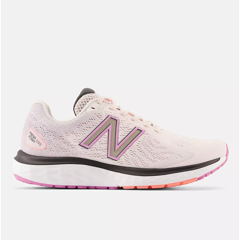 New Balance 紐巴倫 Fresh Foam 680v7 寬楦 慢跑鞋 女款 淡粉 W680CP7