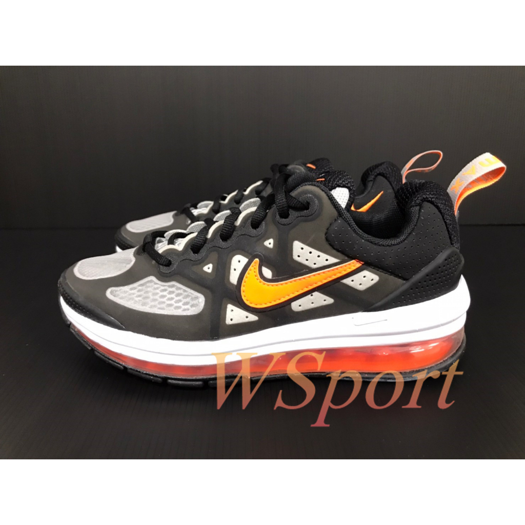 【WS】 NIKE AIR MAX GENOME (GS) 童鞋 黑橘 運動 緩震 大氣墊 休閒鞋 CZ4652-002