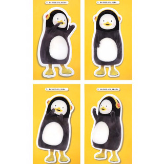 韓國EBS 人氣企鵝 Pengsoo 朋秀 立體貼紙 14x24公分