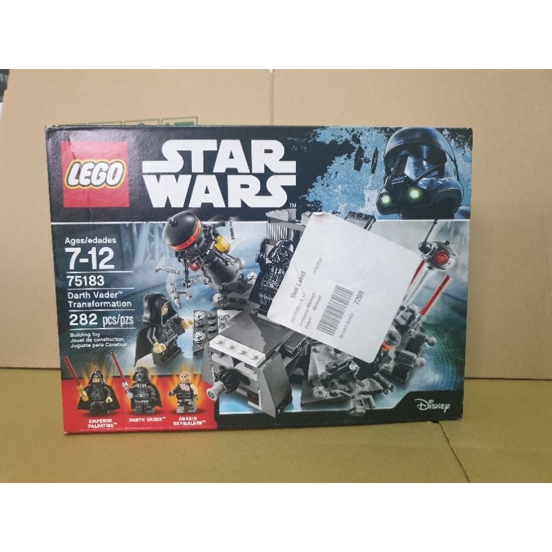 週三特價 75183 LEGO 樂高積木 星際大戰 達斯維達的誕生 黑武士 STARWARS