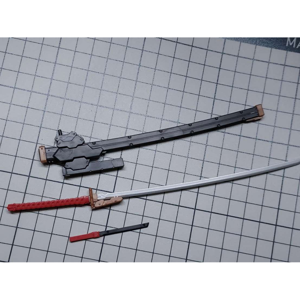 二手殺肉 武器 武裝刀具A 長短  GSC 模型 PLAMAX 重兵裝型女高中生 HH-01 壹 機娘