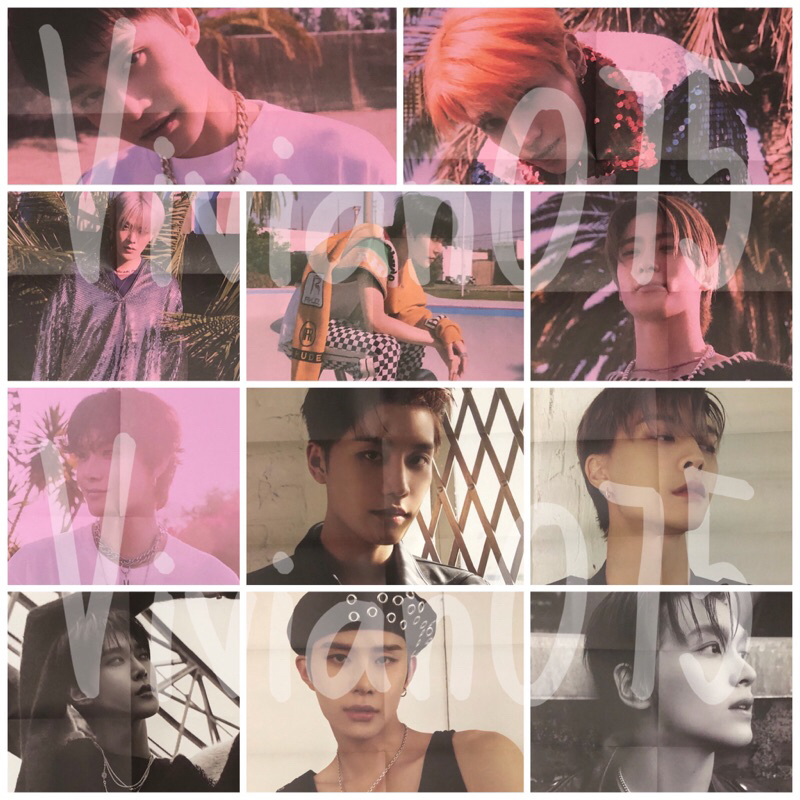 NCT 127 專輯 摺疊海報【Ay-Yo】泰一 Johnny 泰容 悠太 道英 在玹 廷祐 Mark 楷燦