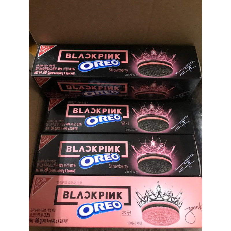 韓國🇰🇷代購 現貨 BLACK PINK x OREO 草莓、巧克力餅乾