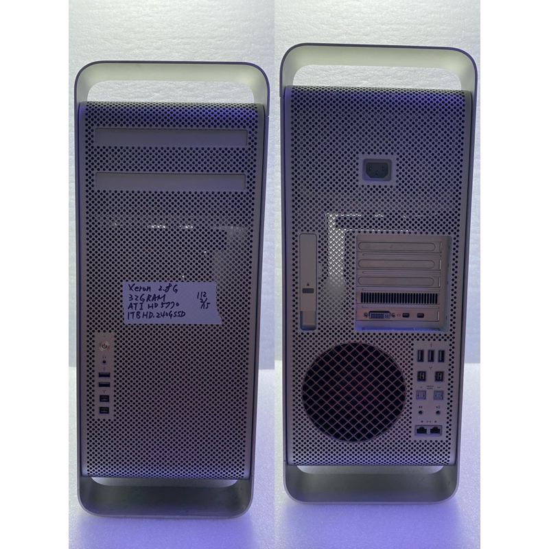 Apple Mac Pro A1289 Xeon 2.8G 240G 1TB 32G HD5770 1G獨顯