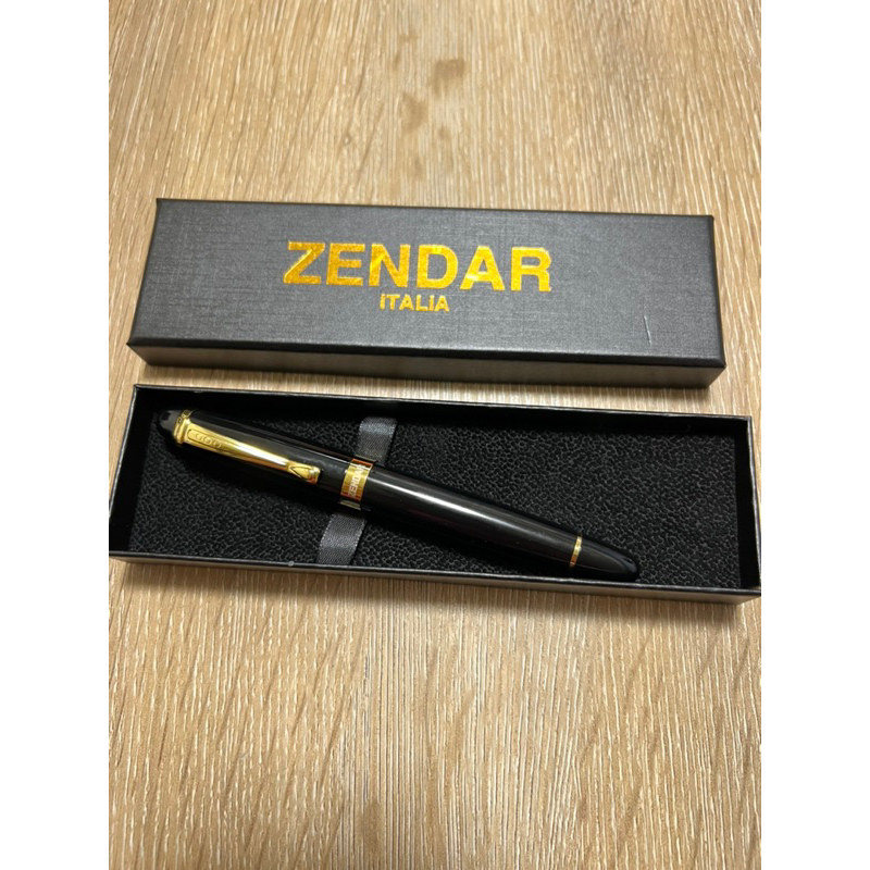 Zendar義大利黑色鋼筆 不含墨水