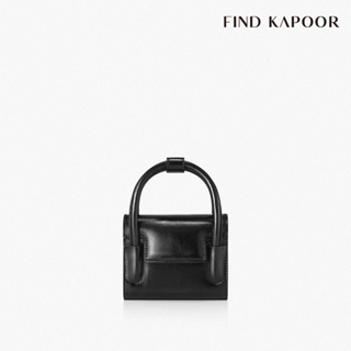 FIND KAPOOR MARTY 12 褶紋系列 翻蓋手提斜背方包- 黑色