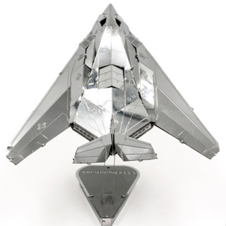 鋼鐵火星人益智玩具★ F-117 夜鷹匿蹤戰鬥機 ★拼酷★MU藝模★3D立體金屬拼圖★DIY金屬模型