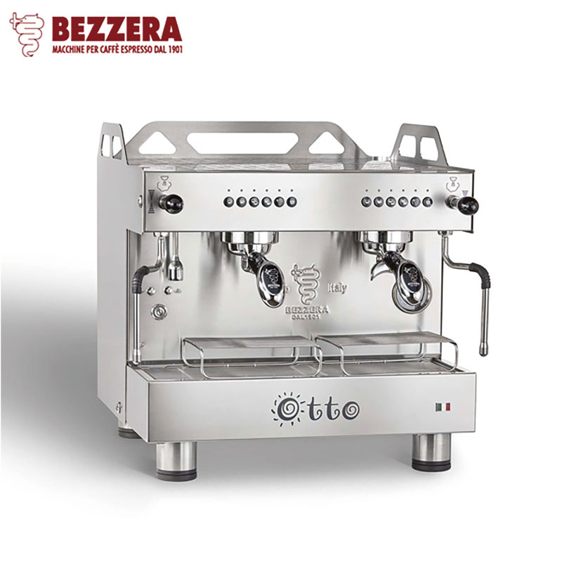 【BEZZERA貝澤拉】OTTO COMPACT DE營業用咖啡機/HG1203(不銹鋼)|Tiamo品牌旗艦館