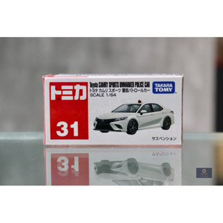 (竹北卡谷)現貨 Tomica No.31 豐田 CAMRY 警察車 附集點貼紙 多美小汽車