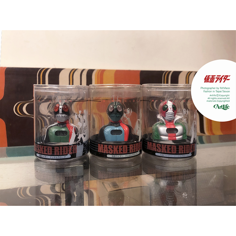 Artlife @ 仮面ライダー Kamen Rider リズム時計 MINI CLOCK 假面騎士 小時鐘 中古品