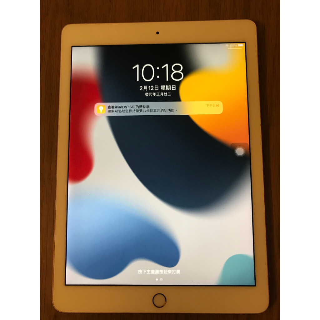 iPad Pro 9.7 128GB 玫瑰金(無盒，電池100%) 平板電腦