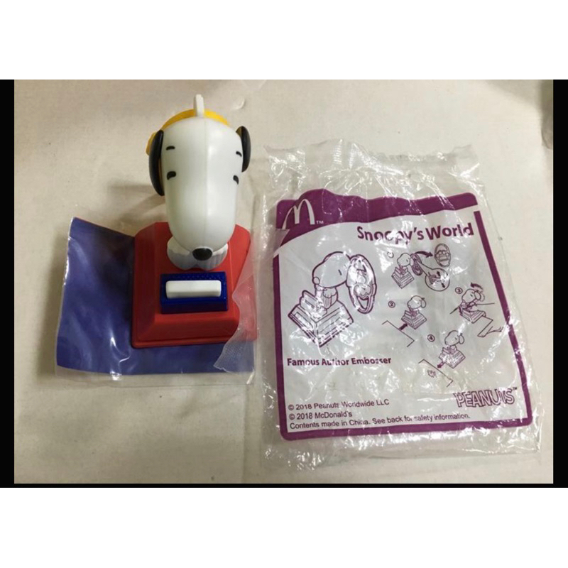 McDonald's麥當勞玩具—SNOOPY’S WORLD作家史努比@早期懷舊童玩公仔玩偶企業娃娃商標收藏
