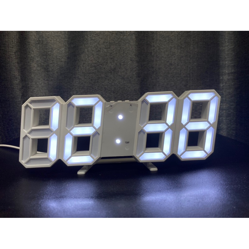LED數字時鐘 立體電子時鐘 時鐘 電子鬧鐘 掛鐘 小夜燈 電子鐘 數字時鐘 數字鐘