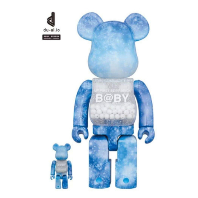 MY FIRST BE@RBRICK B@BY CRYSTAL OF SNOW Ver. 100％ 400％ 雪花千秋