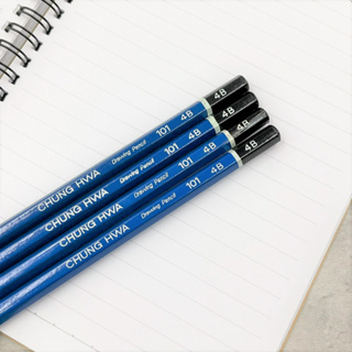 4B製圖鉛筆 4入 文具 鉛筆 製圖 4B 鉛筆 筆 寫字 製圖筆 素描筆 繪畫筆 畫圖 塗鴉