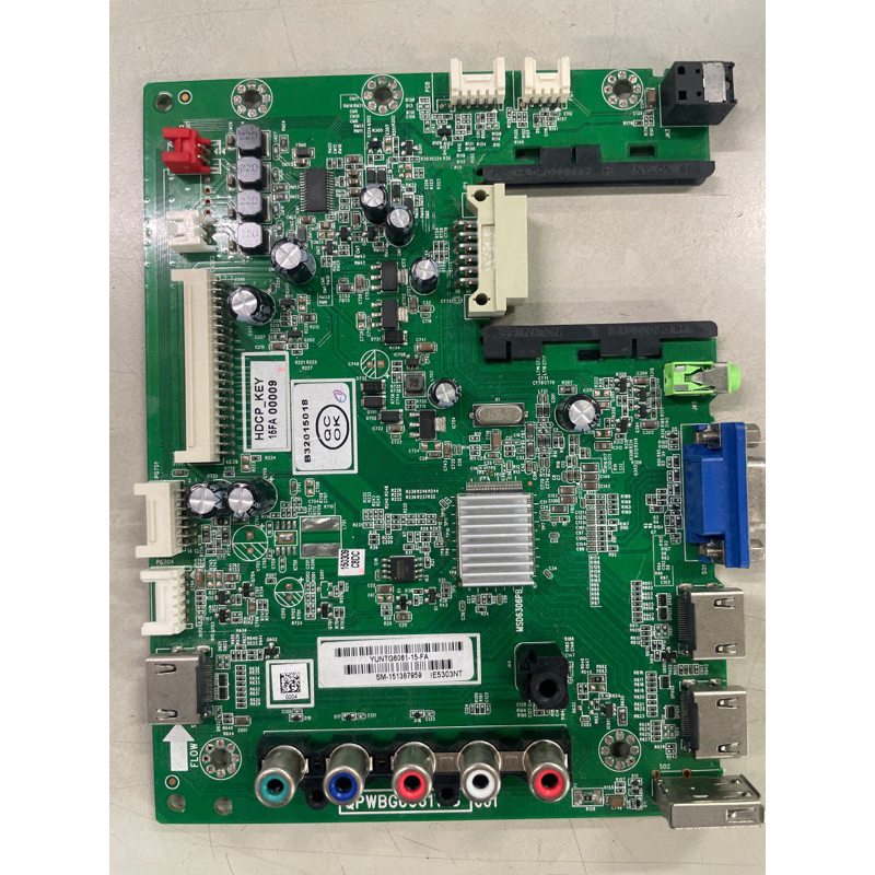 LED 液晶電視 聲寶 SAMPO EM-55DT16D 主機板 QPWBG6061Y1G