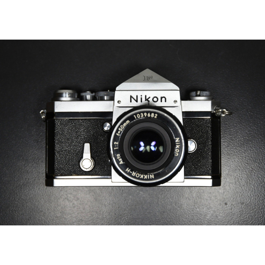 【經典古物】NIKON 大F 富士山頭取景器 NIKKOR-H Auto 50mm F2 單反 銀機 單機身 底片相機