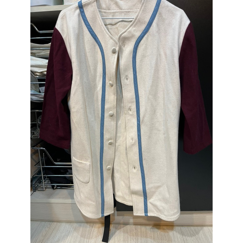 （A)crypsis”000”wool baseball blouse 毛料棒球式外套