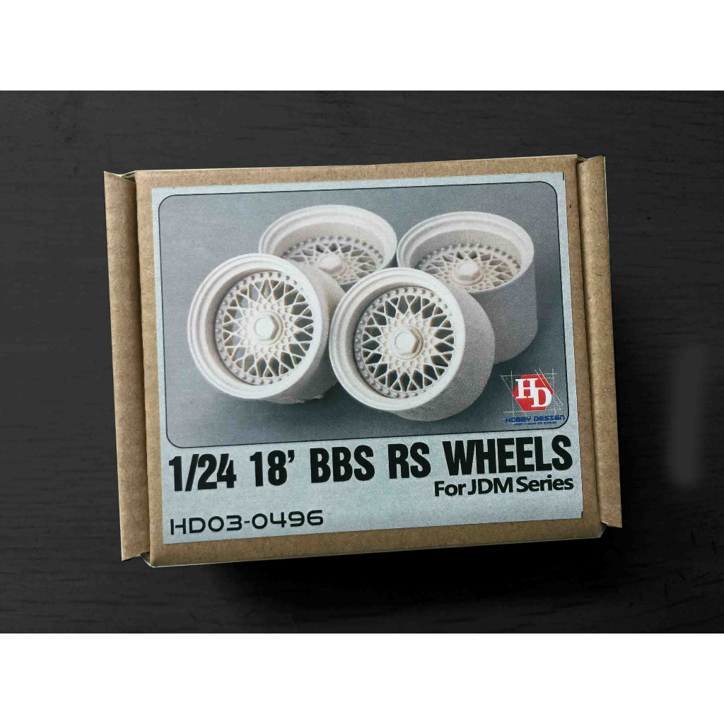 【傑作坊】Hobby Design HD03-0496 1/24 18吋輪圈 BBS RS