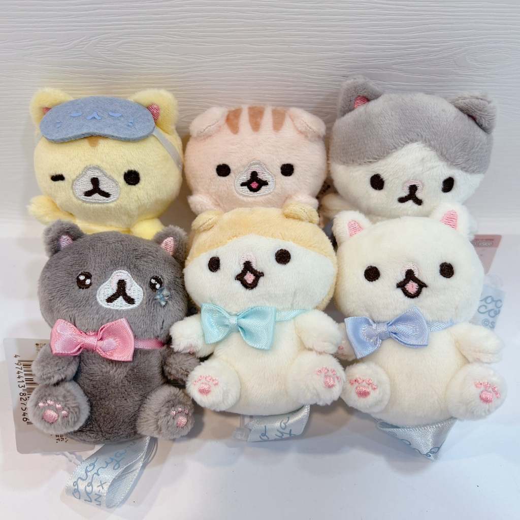 艾德雜貨 日本正版 San x 超可愛奶油貓沙包 貓咪 娃娃 沙包 奶油麵包貓 San-X 奶油貓
