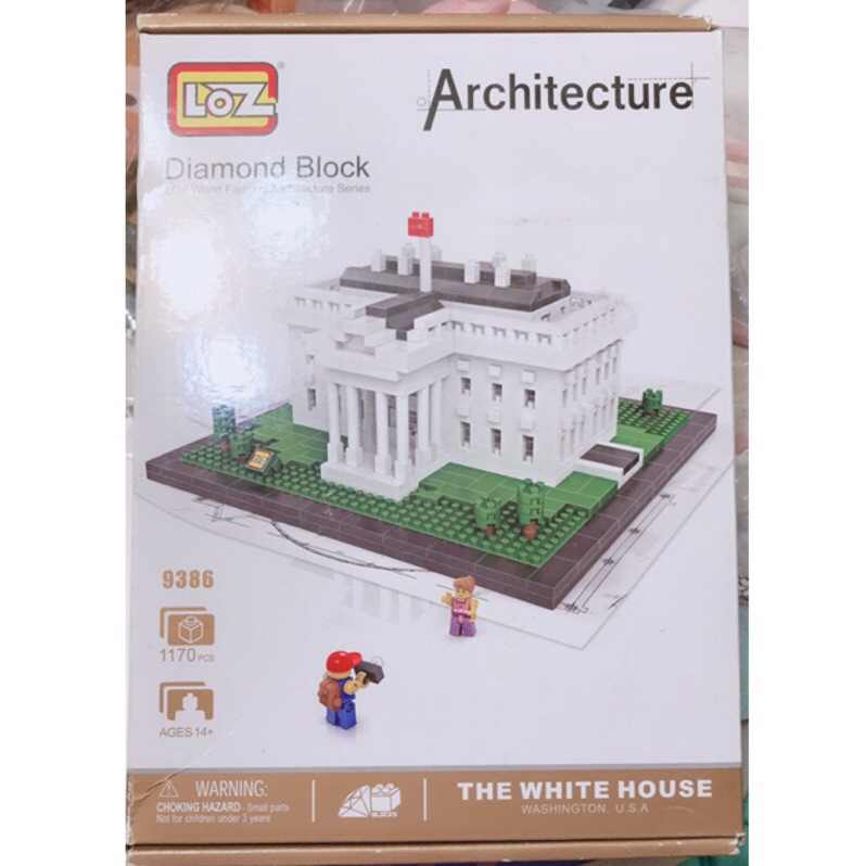 LEGO 白宮 白屋 美國 華盛頓 哥倫比亞 迷你小顆粒 百變 組合 創意 微型積木 益智 積木