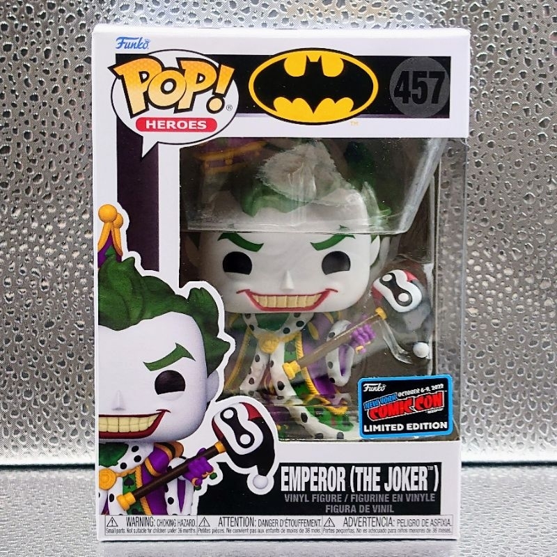 Funko pop 蝙蝠俠 小丑 小丑女 NYCC展場限定貼 公仔 搖頭娃娃 DC 超人