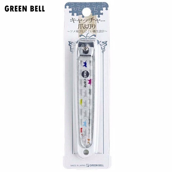 日本綠鐘 GREEN BELL 不銹鋼安全指甲剪 (曲線刃.L.104mm) DN-342 【官方旗艦館】
