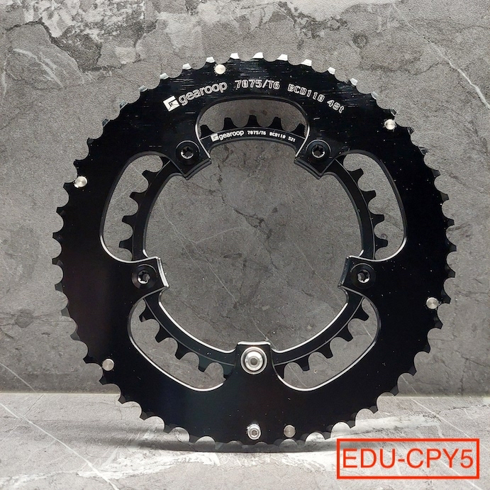 gearoop EDU-CPY5 齒盤48/32T 超壓縮盤 CAMPY/Campagnolo用 5孔