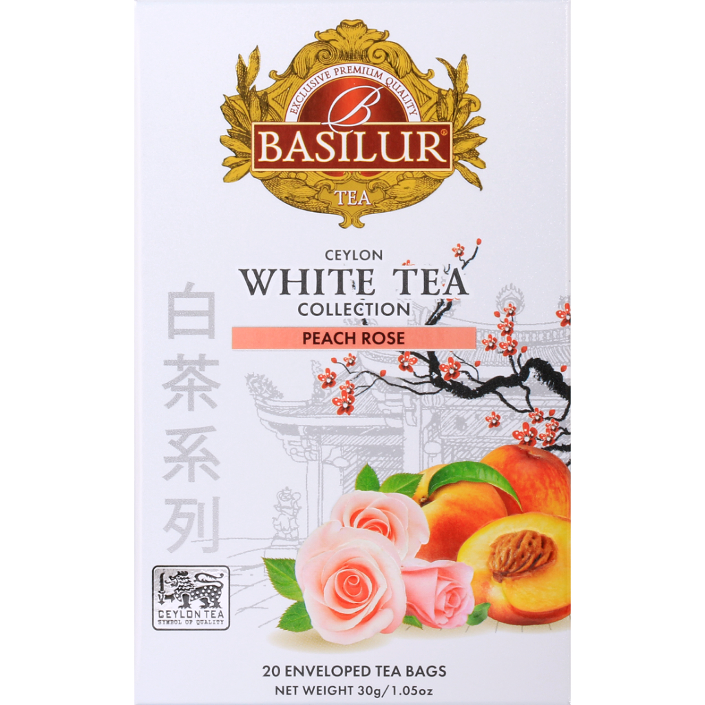 【BASILUR】 72167 水蜜桃玫瑰風味茶包(白茶)_1.5gx20包｜品牌旗艦店