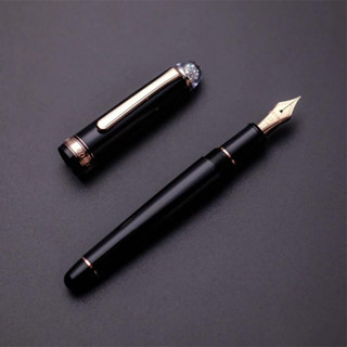 PLATINUM 白金 #3776 限量版心形14K 瑰金黑鋼筆墨水禮盒 CENTURY SHAPE OF HEART