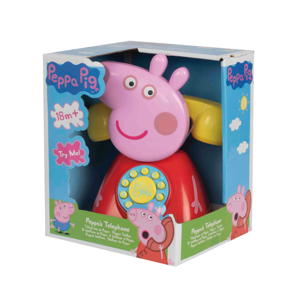 Peppa Pig粉紅豬小妹-佩佩造型電話筒 ToysRUs玩具反斗城