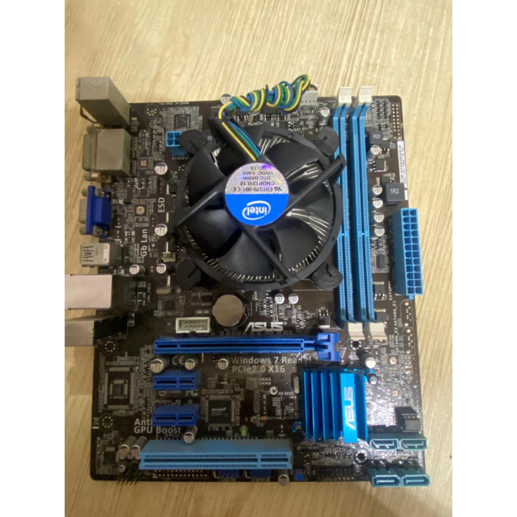 ASUS 華碩P8H61-M/PLUS V2(主機板)+Intel Core雙核i3-2100 (處理器)記憶體2gx2