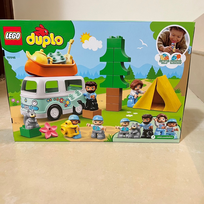 LEGO 樂高 得寶 duplo 家庭號冒險露營車 全新未拆 禮物 生日 正版 兩歲 寶寶 積木 玩具 兒童 10946
